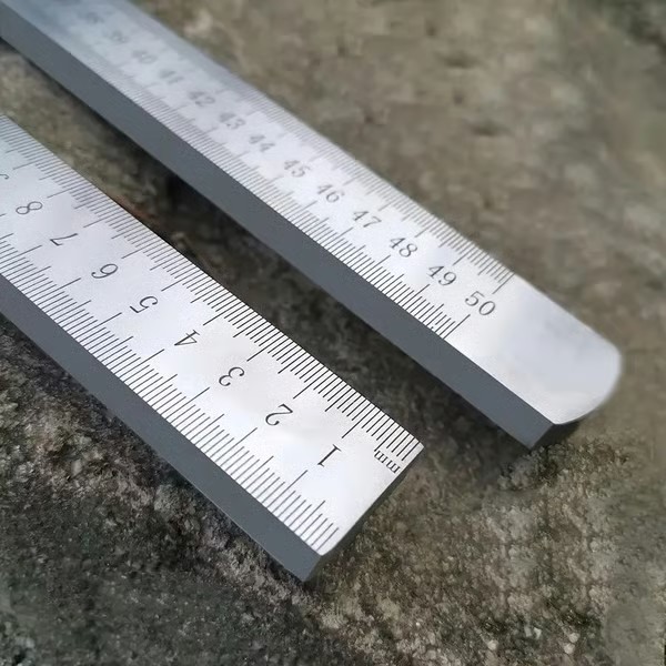 Manganese Steel Hardened Measuring Straightedge Tool Car self-defense wrench