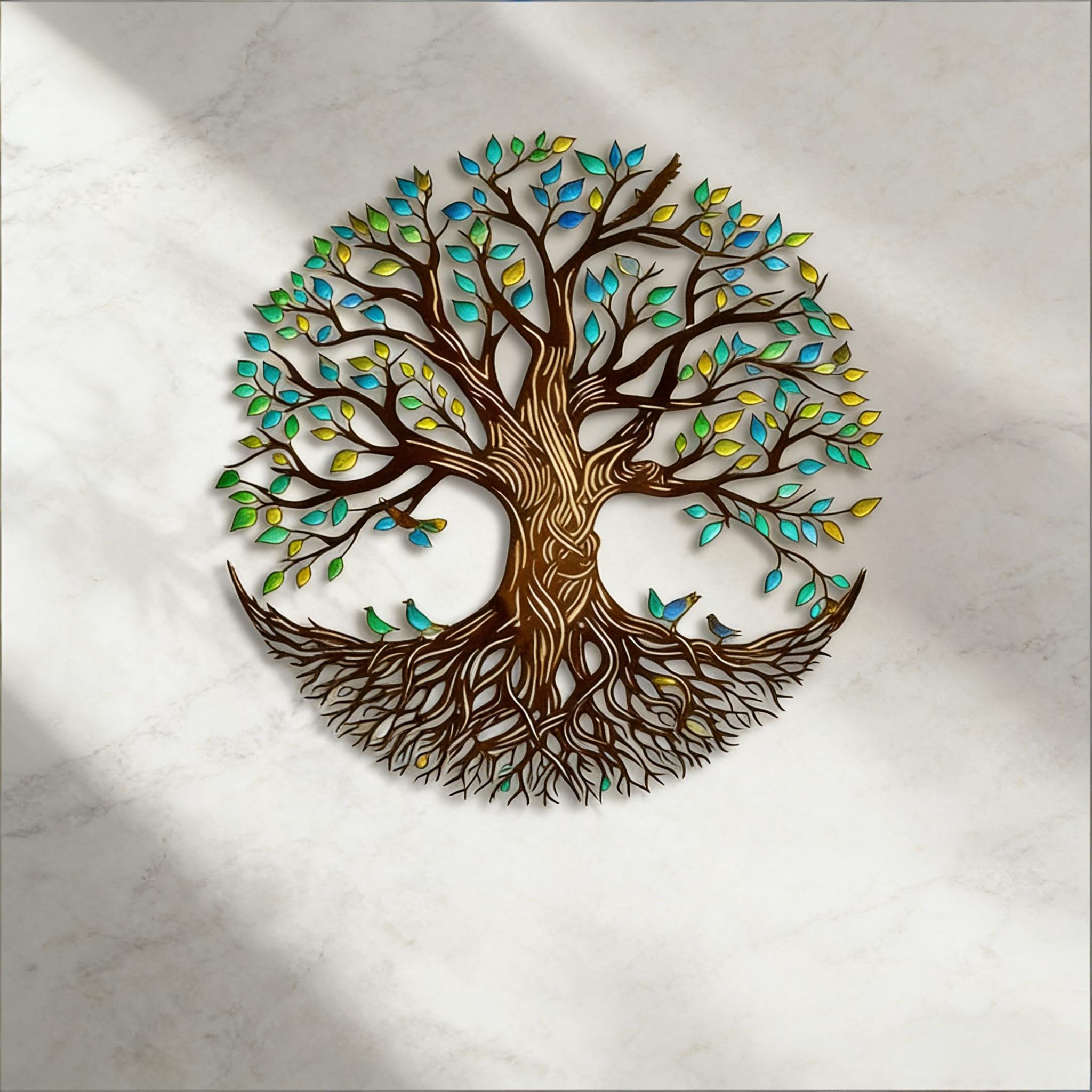 🔥LAST DAY 49% OFF - Tree of Life Metal Wall Art