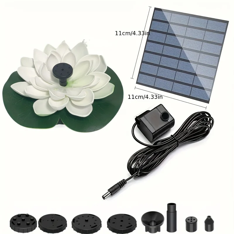 Solar Water Fountain: Create a Serene Garden Oasis with a Floating Bird Bath