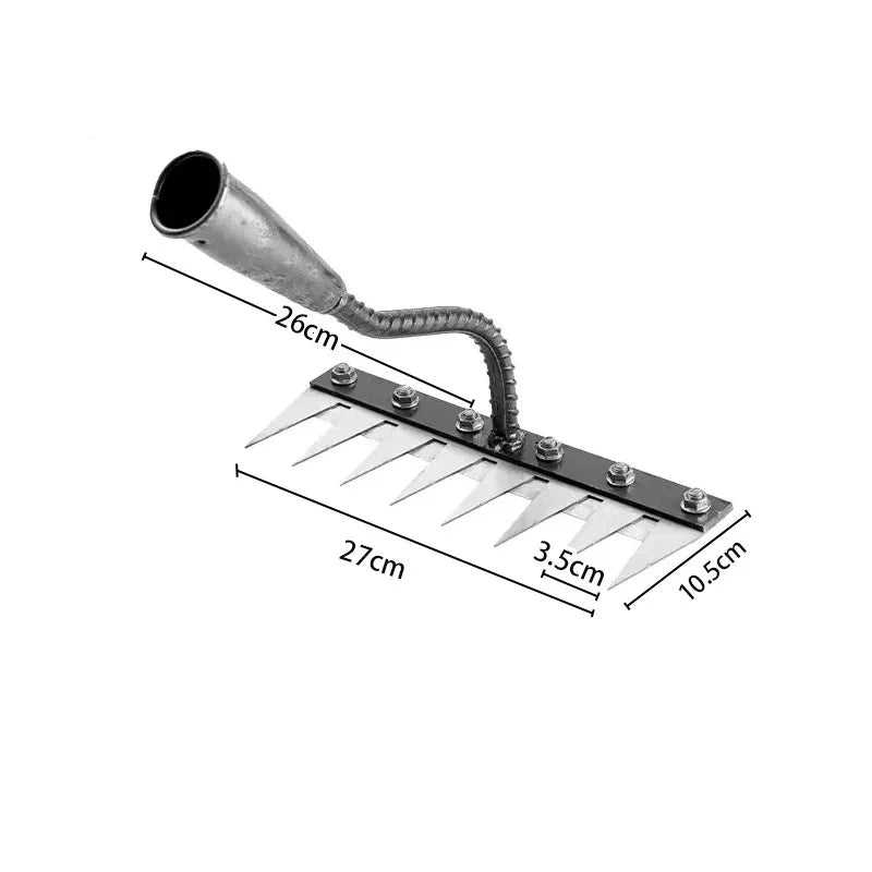Upgraded Iron Weeding Rake