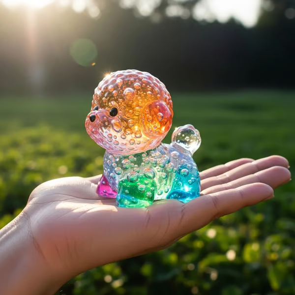 Cute Bubble Dogs Figurines