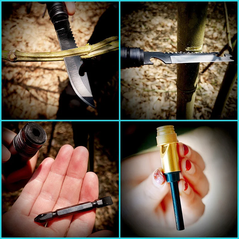 Multi-Purpose Outdoor Survival Walking Stick