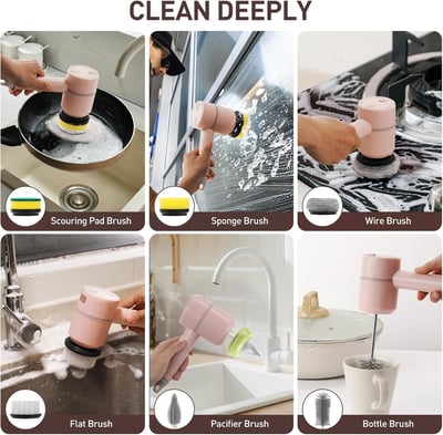 Electric Cleaning Brush for Kitchen