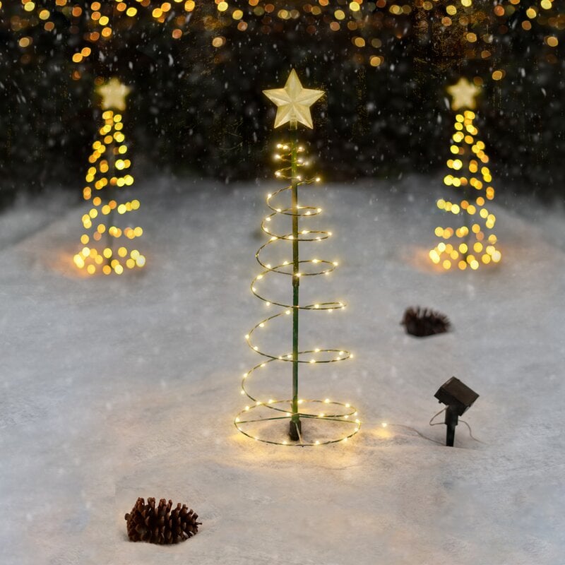 🎄 Solar LED Christmas Tree Decoration String Lights