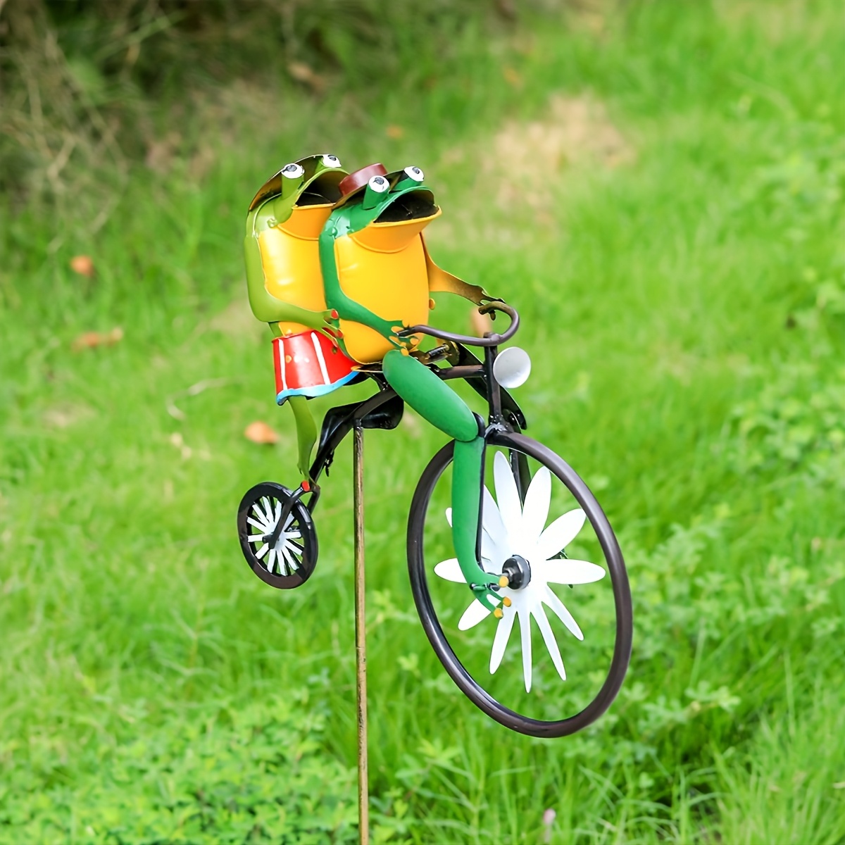 Vintage Bicycle Metal Wind Spinner