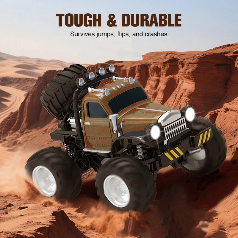 🎁Best Gift-Durable Off-JJRC Alloy Big Foot Off - Road Short Card RC Car