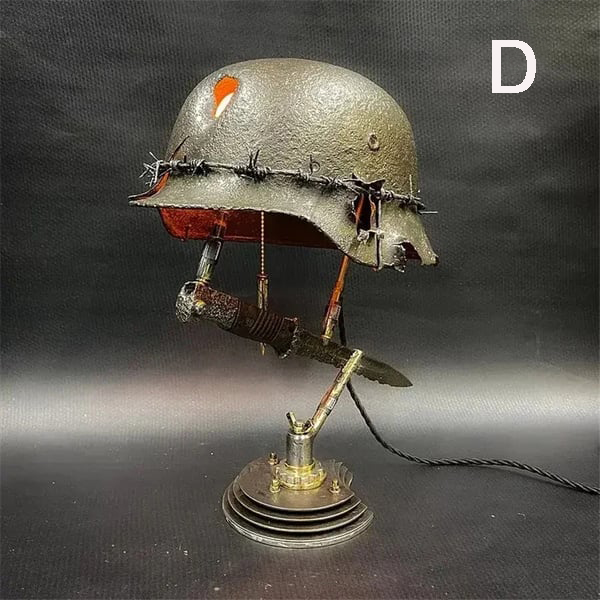 Stahlhelm Helmet Table Lamp