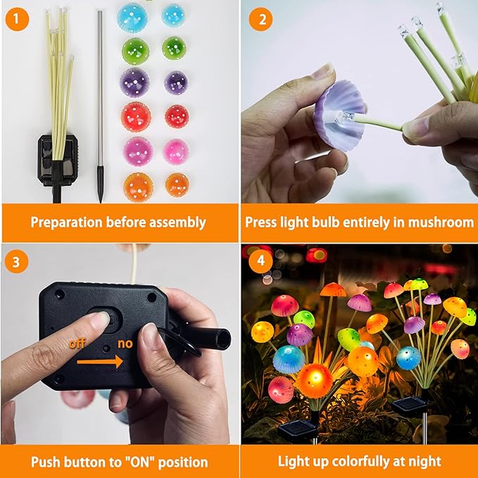✨This Week's Special Sale 49% OFF - Mushroom Solar Lights
