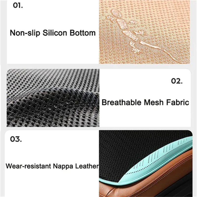 Cooling Car Seat Cushion Ventilated Pad with 5 Fans