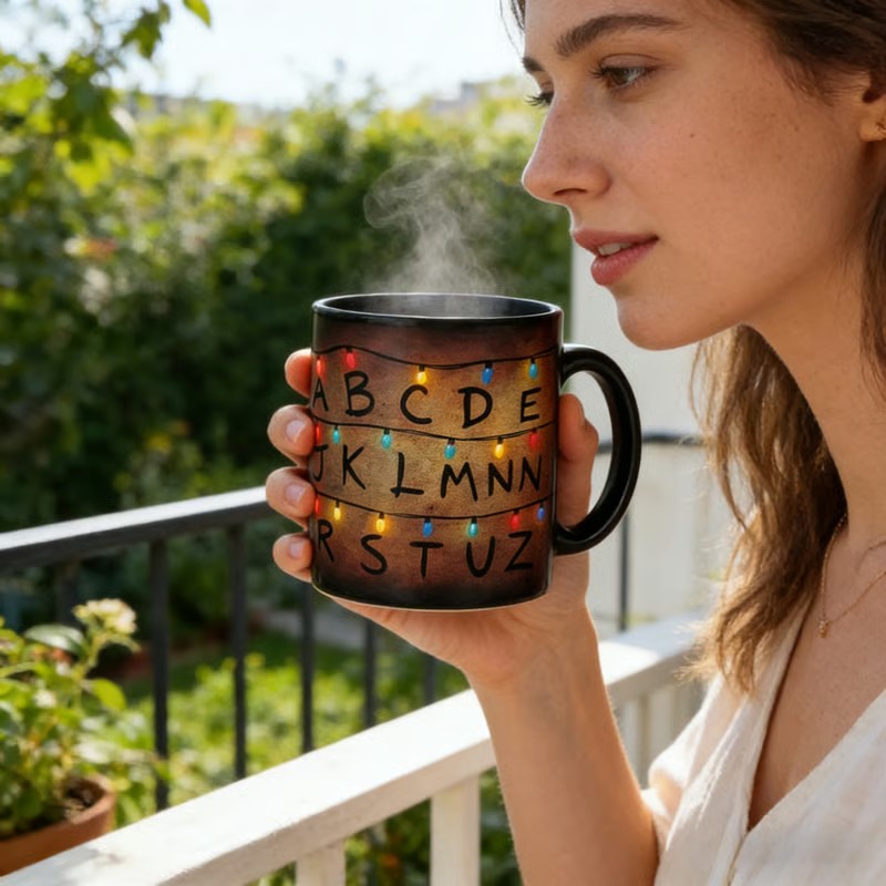 💥🔥Last Day 50% OFF--Bizarre Colored Lights Heat-Sensitive Mug