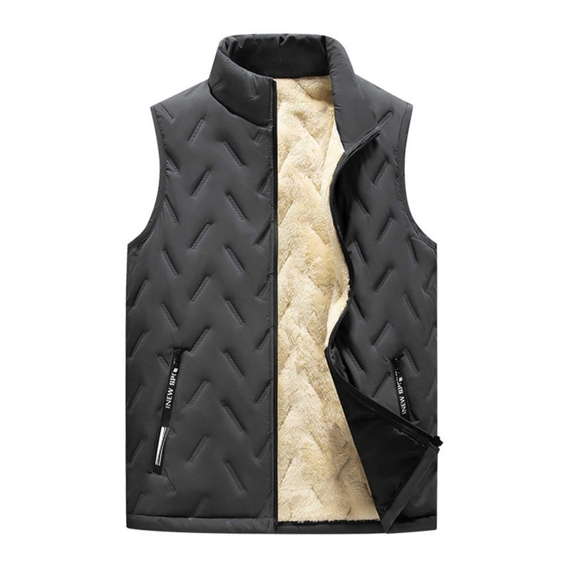 Men’s Warm Wool-Lined Vest