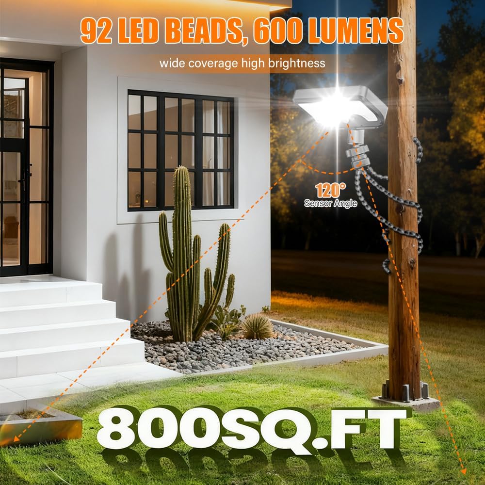 Outdoor Solar Motion-Activated Light