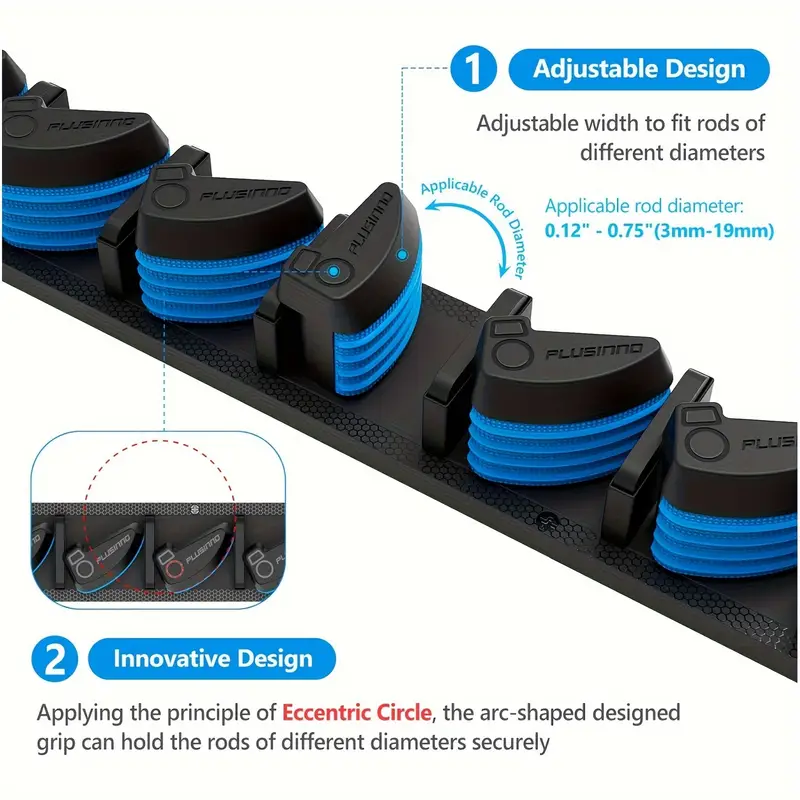 🔥Wall Mounted Fishing Rod Rack