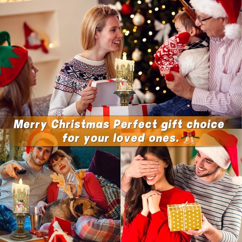 🎅🕯Christmas Flameless Globe Candle Light