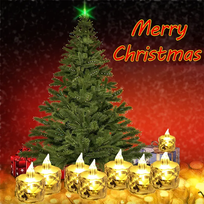 ON SALE🔥3pcs(S/M/L)/SET Crystal Flameless Candle Light