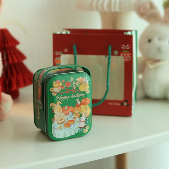 💥Handmade Soft Christmas Bunny Charms