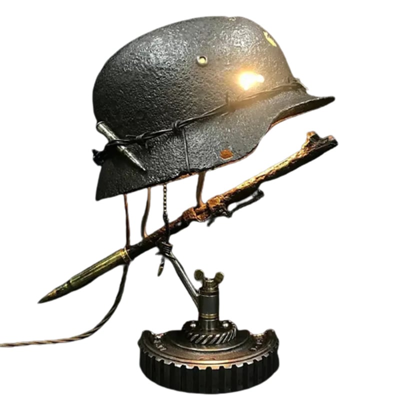 Stahlhelm Helmet Table Lamp