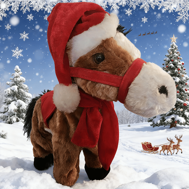 ⚡2025 Animated Plush Horse – Walking Toy for Christmas & Gifts