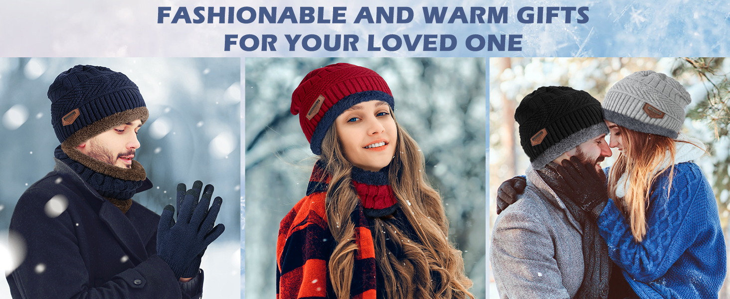 softness hat set for men