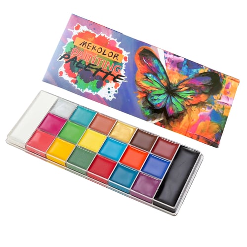 👻2024 Face Body Paint Oil Palette,🎃Halloween,Performance,Cosplay
