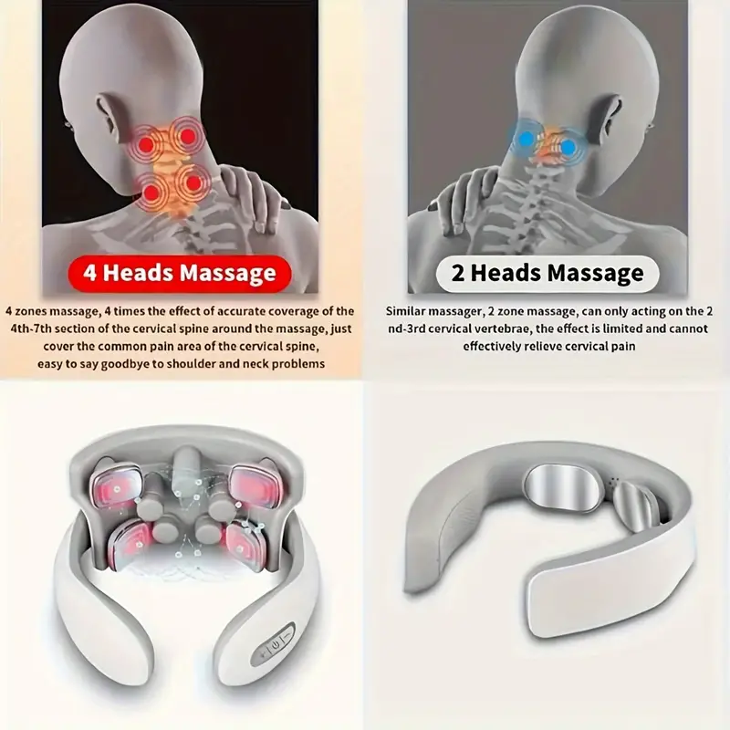 Smart Neck Massager for pain relief deep tissue