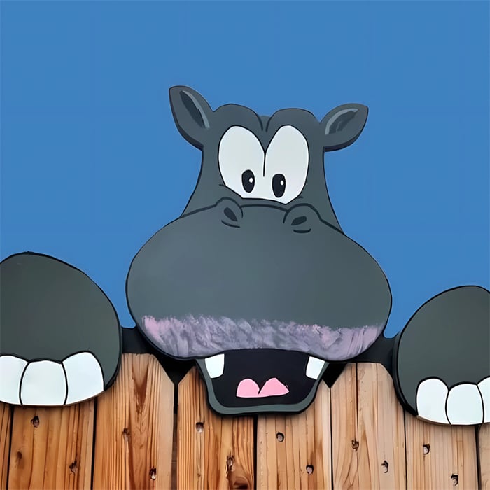 🔥HOT SALE NOW 49% OFF - Fence Peeping Courtyard Art Decoration