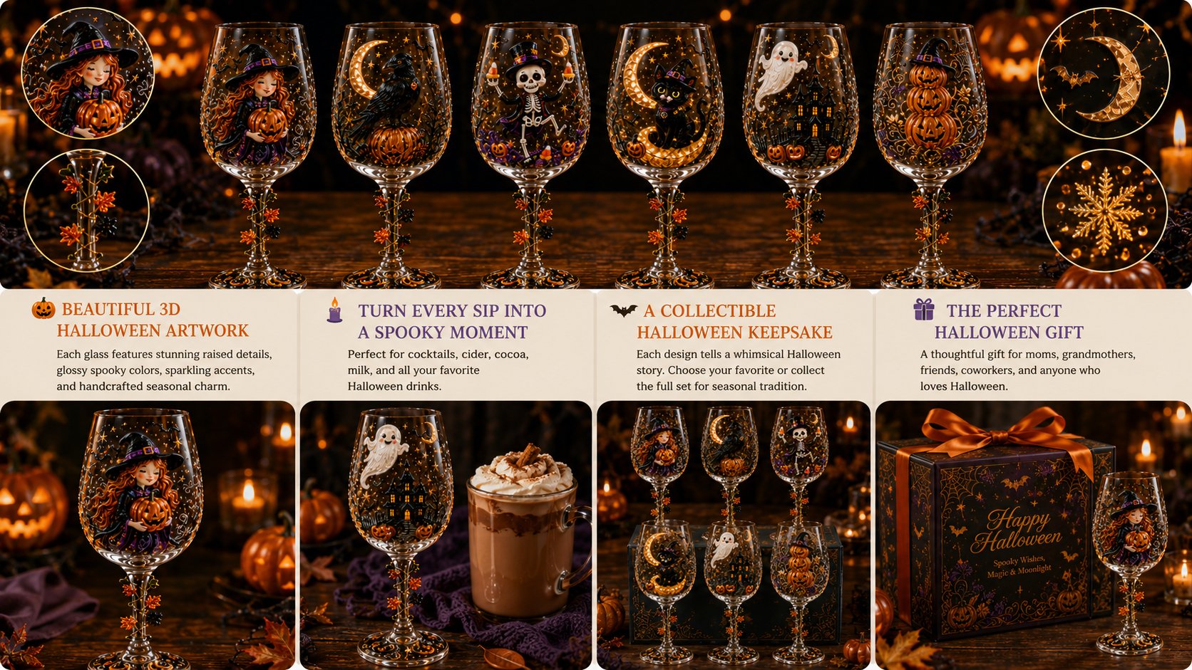 Halloween Glass Designs