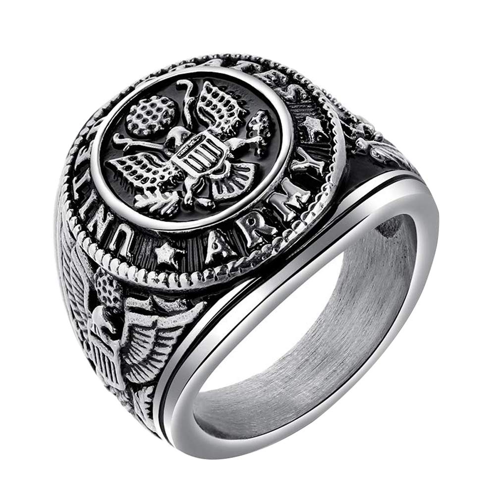 US Military Vintage Eagle Ring