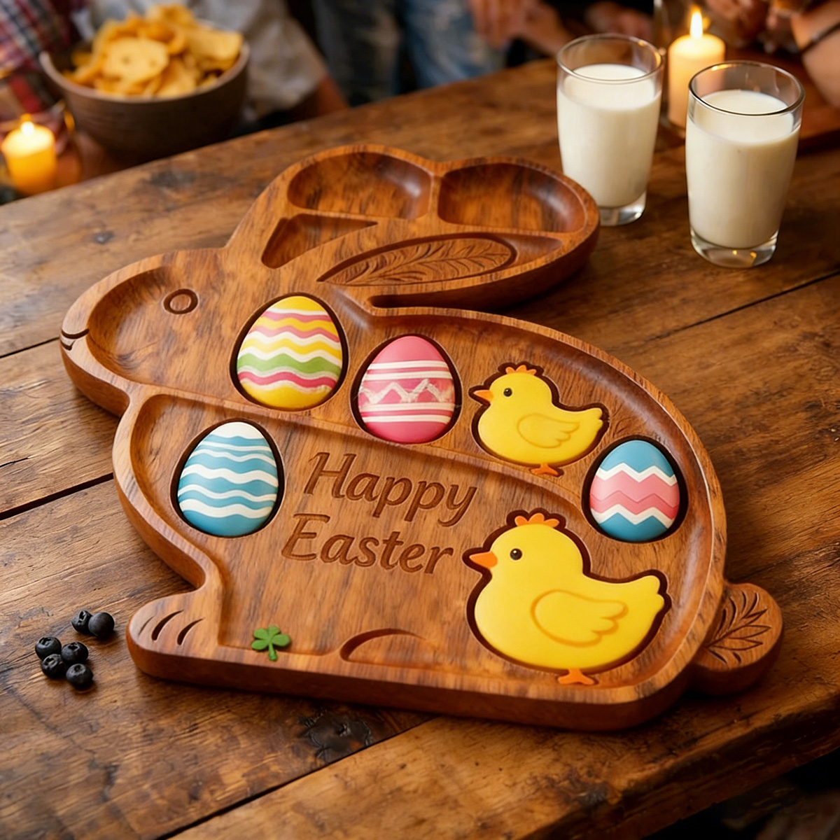 The Carved Feast Collection Handcrafted Solid Wood Charcuterie Board