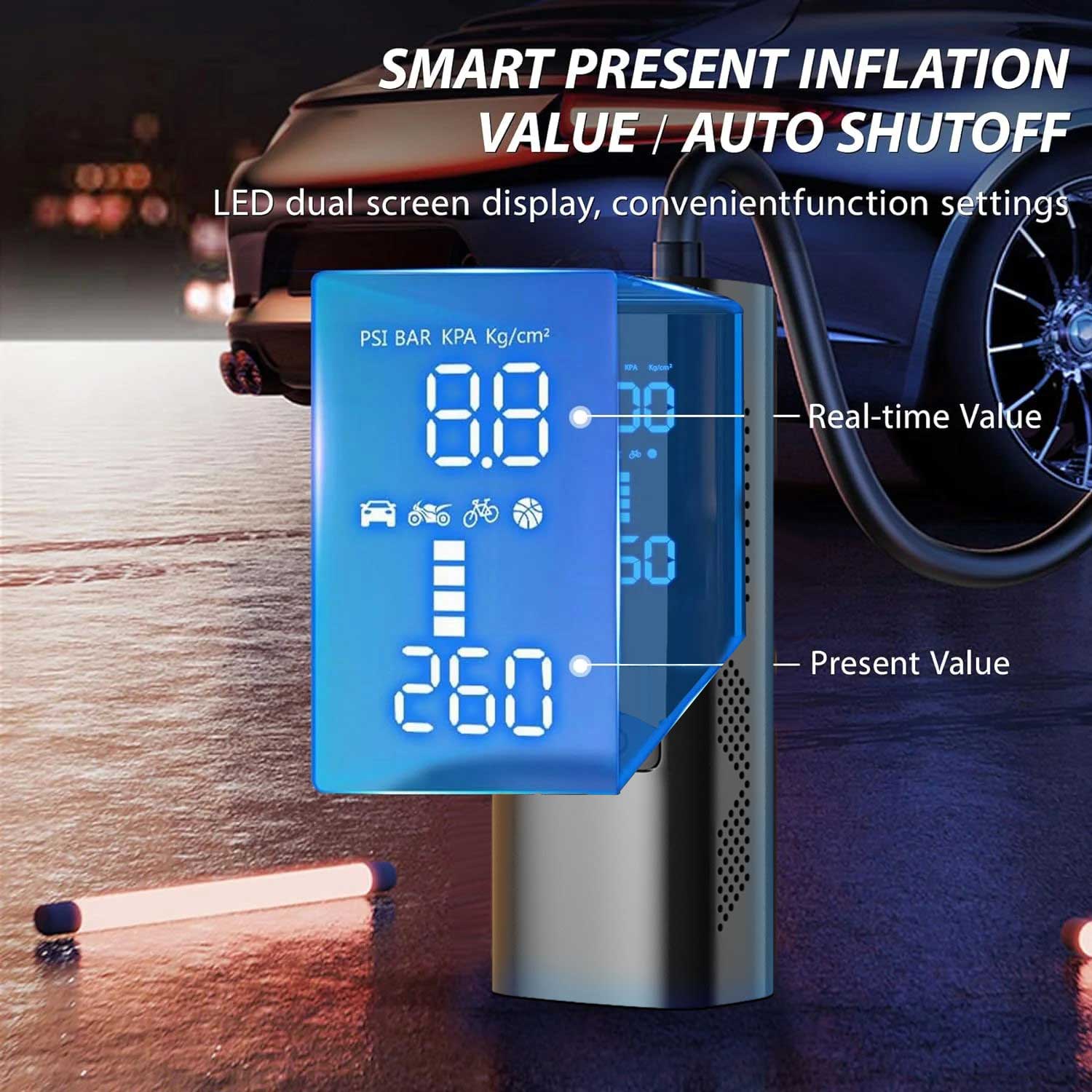 Tire Inflator Portable Air Compressor