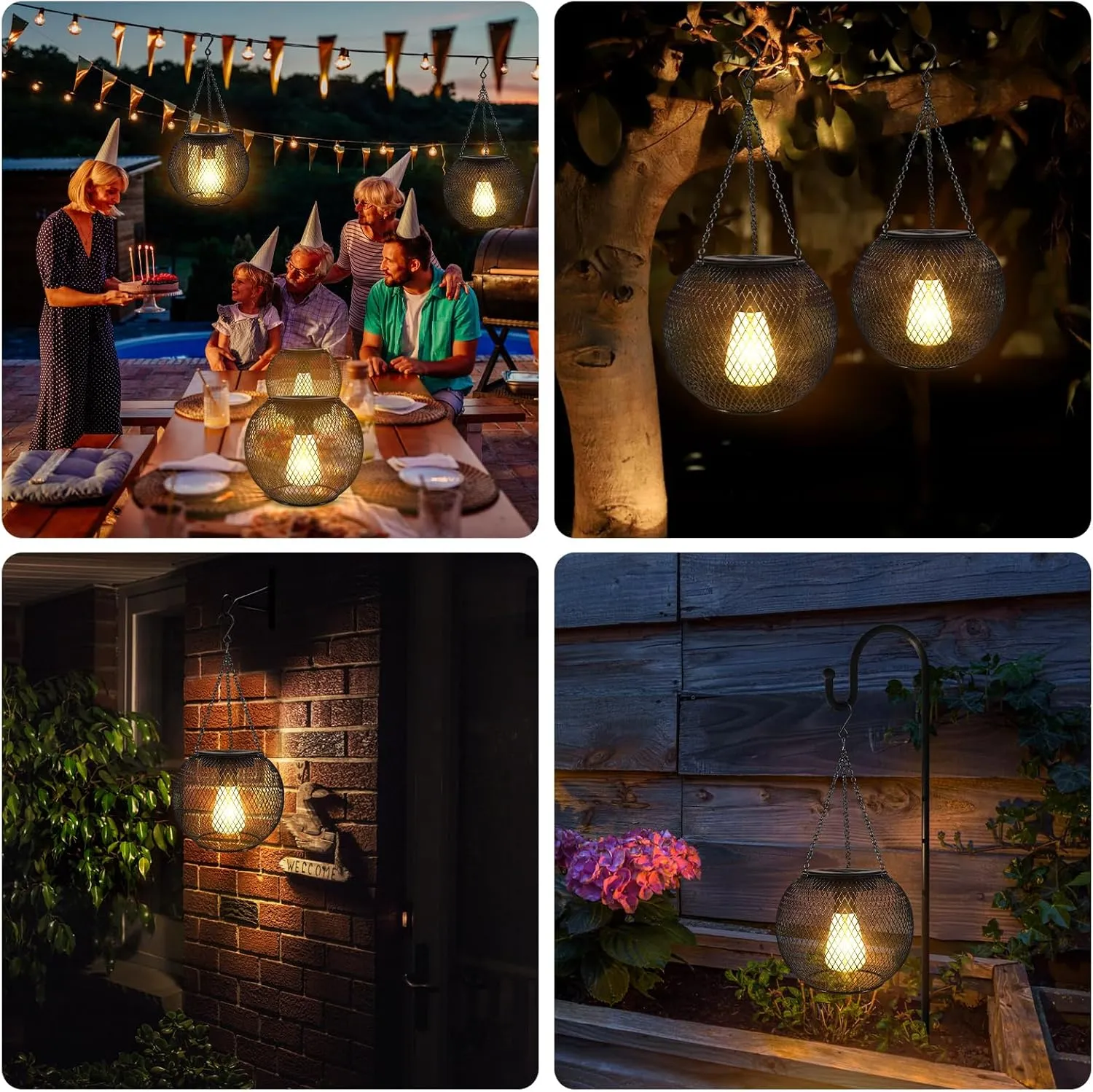 🔥Upgraded Hanging Solar Lantern Outdoor☀️