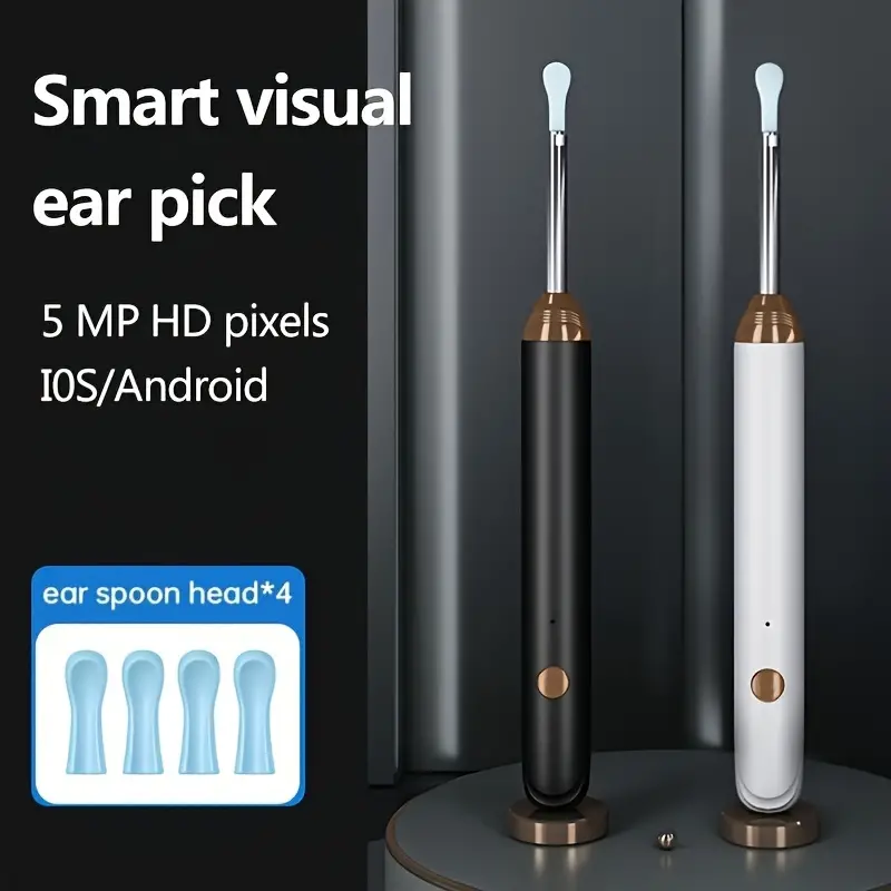 ✅8-Piece Ear Wax Removal Kit with Camera and Light