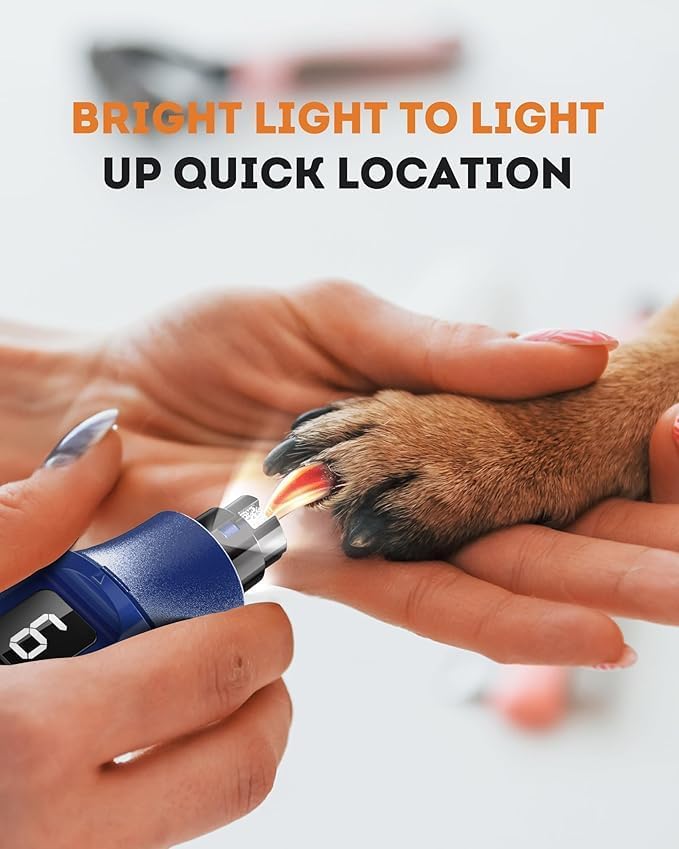 7-Speed Silent Pet Nail Grinder