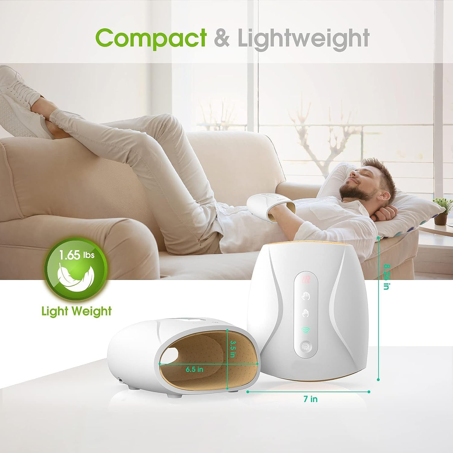 Wrist Pain Relief Newest Ver Electric Heat Hand Massager