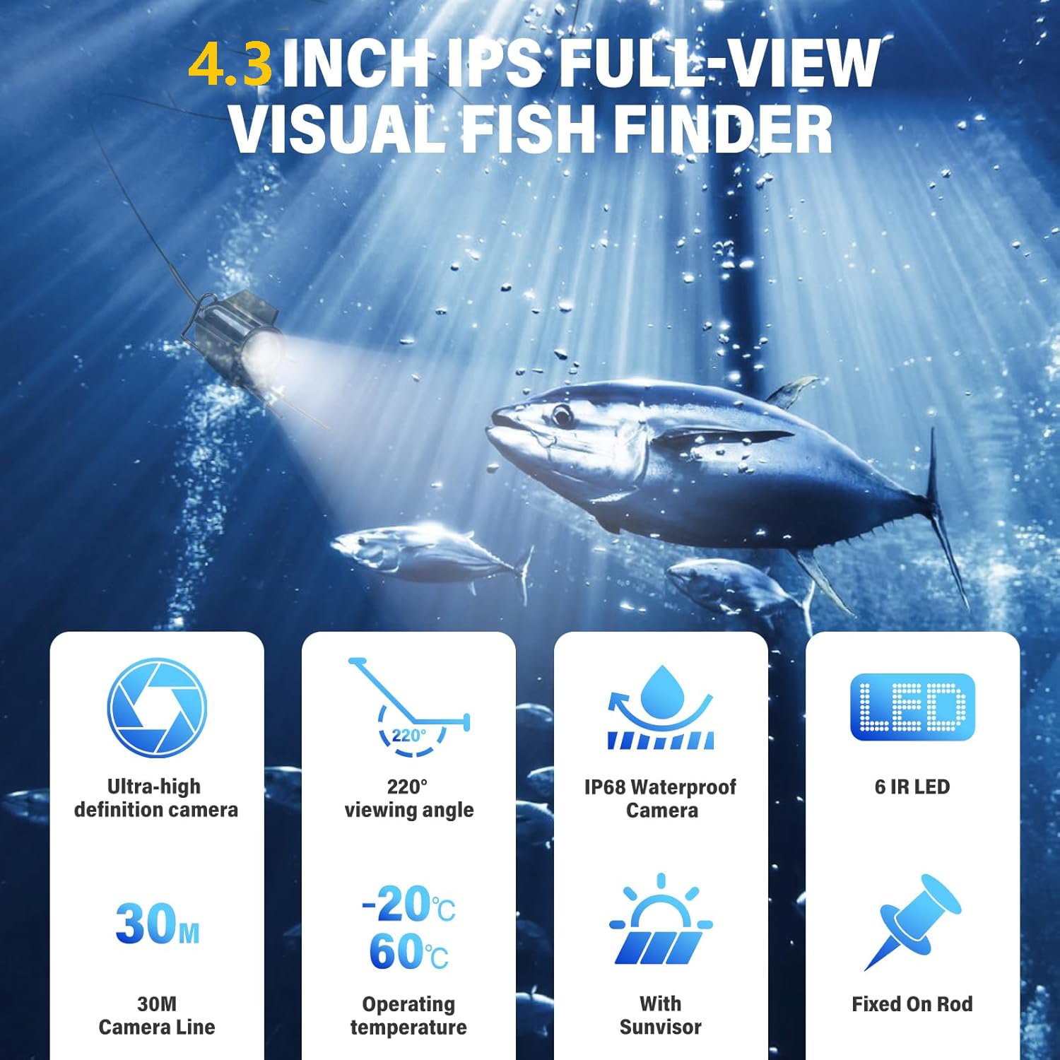 Ice Fishing Underwater Fishing Camera