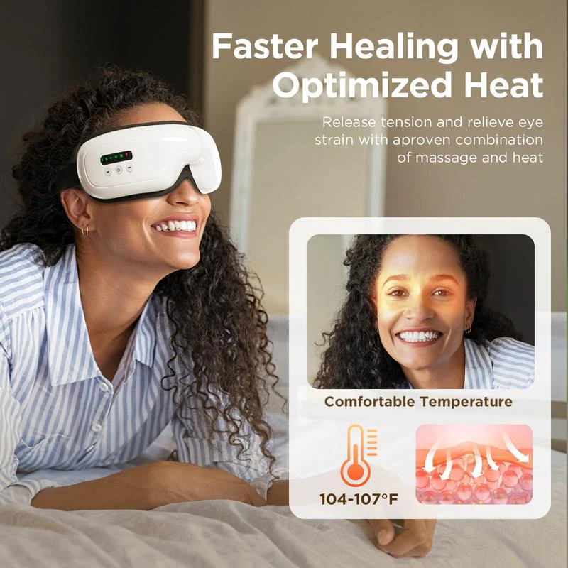 Eye Mask Heated Eye Massager for Migraine
