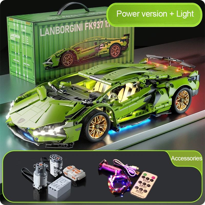 Cyberpunk Sport Car Building Block Sets – Future-Proof Your Creativity!