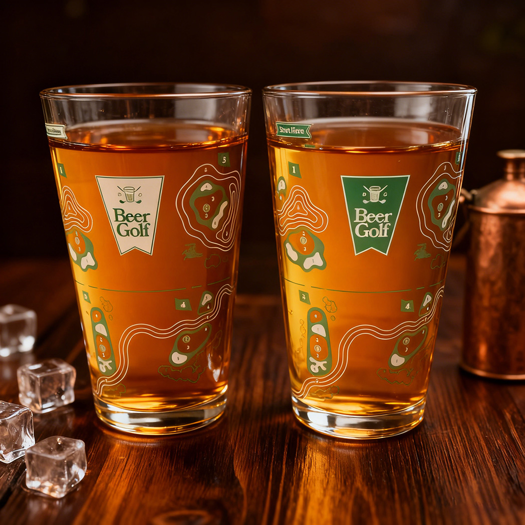 ⛳The 9 Hole Golf Course on a Beer Glass