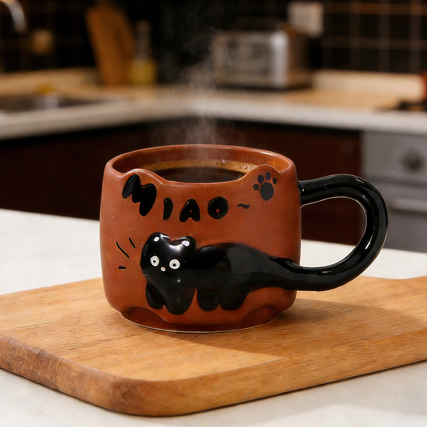 Naughty cat coffee Mugs