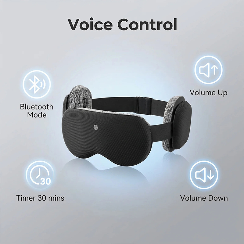 Grishay™ Sound Sleep Mask Black