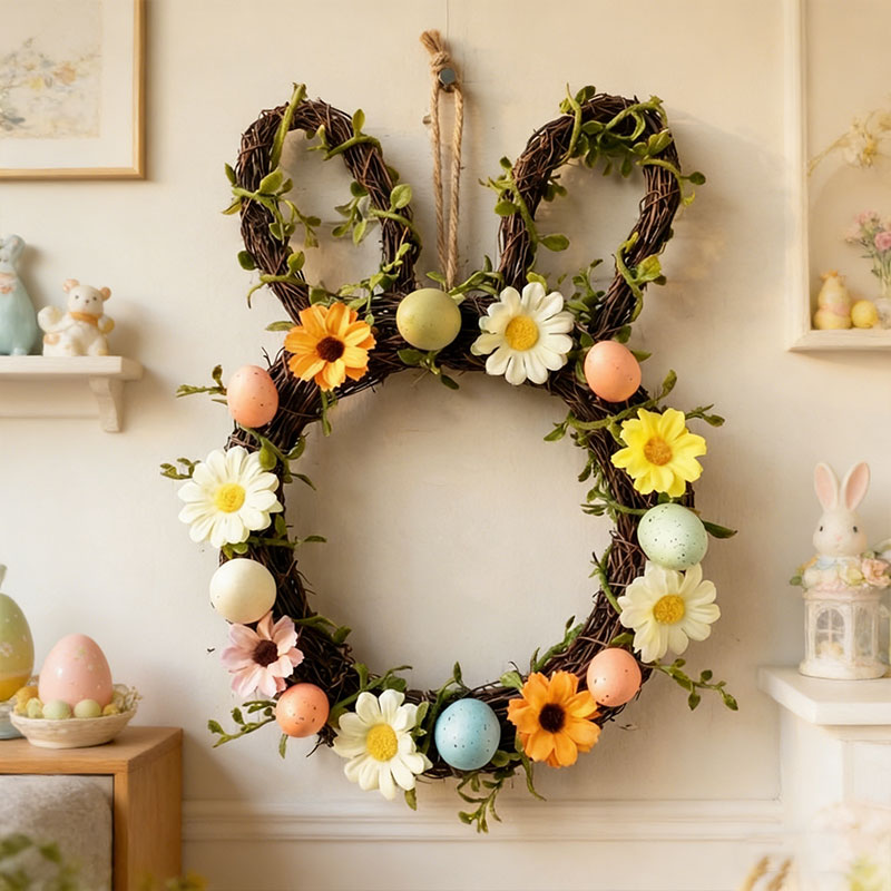 🐣🌸 Easter Wreath – Spring Front Door & Home Decor 🎀✨