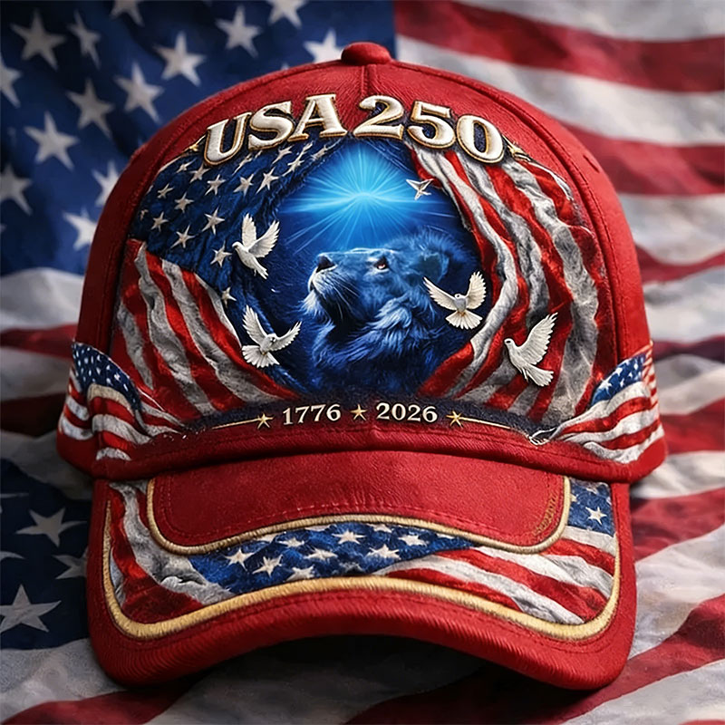 US 250th Anniversary Faith Art Print Hat
