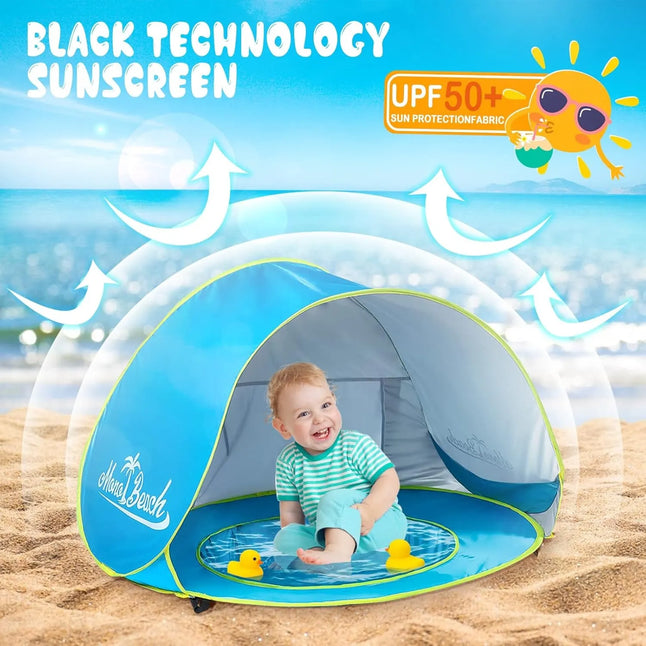 Baby Tent with Mini Pool for Safe & Cool Summer Play