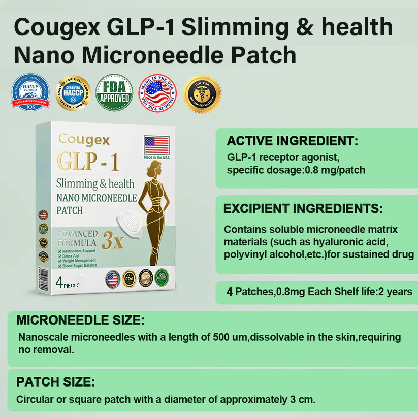 Microneedle Wellness Patch | Curbs Cravings + Sustained Release