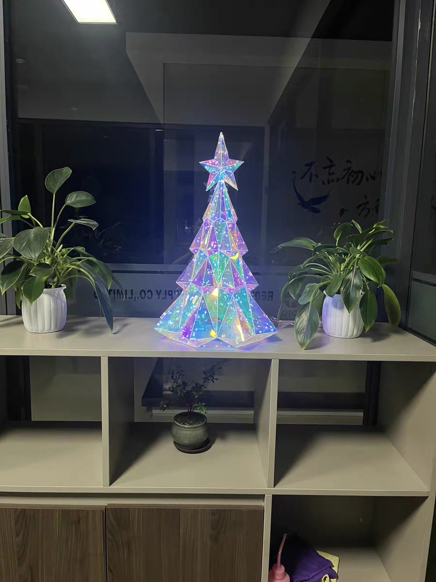 "Galaxy Christmas Tree Light: Illuminate Your Holiday with Magical Glow"