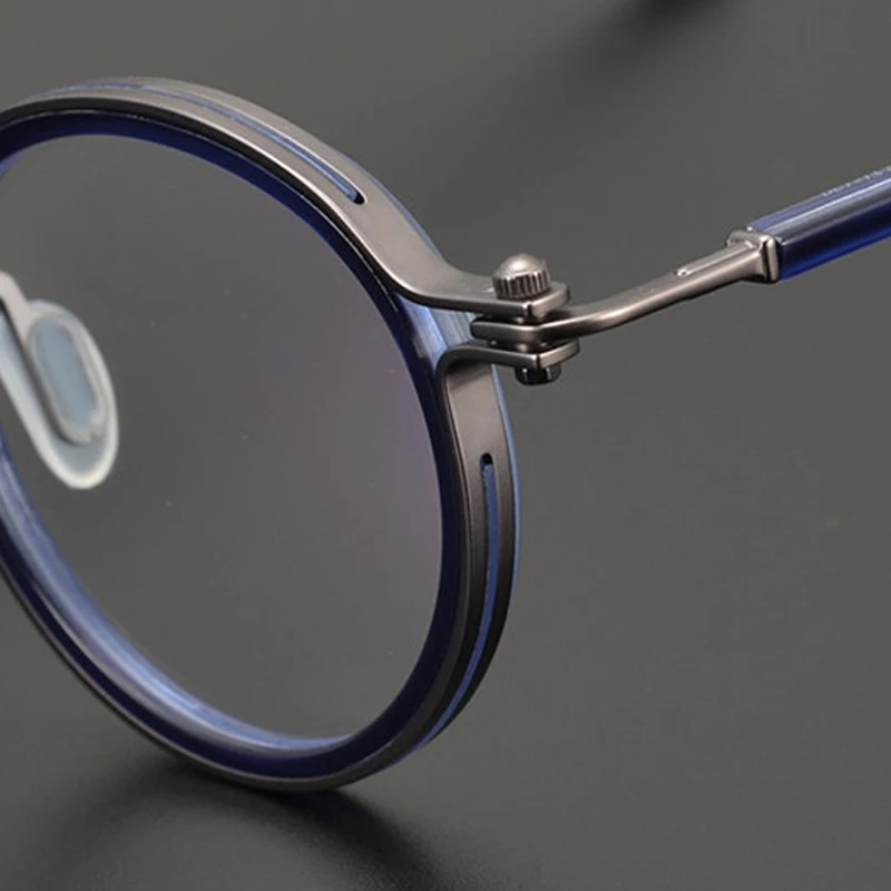 Tate Vintage Round Acetate Glasses Frame