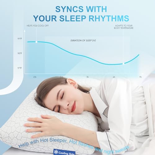 Cooling Bed Pillows for Sleeping