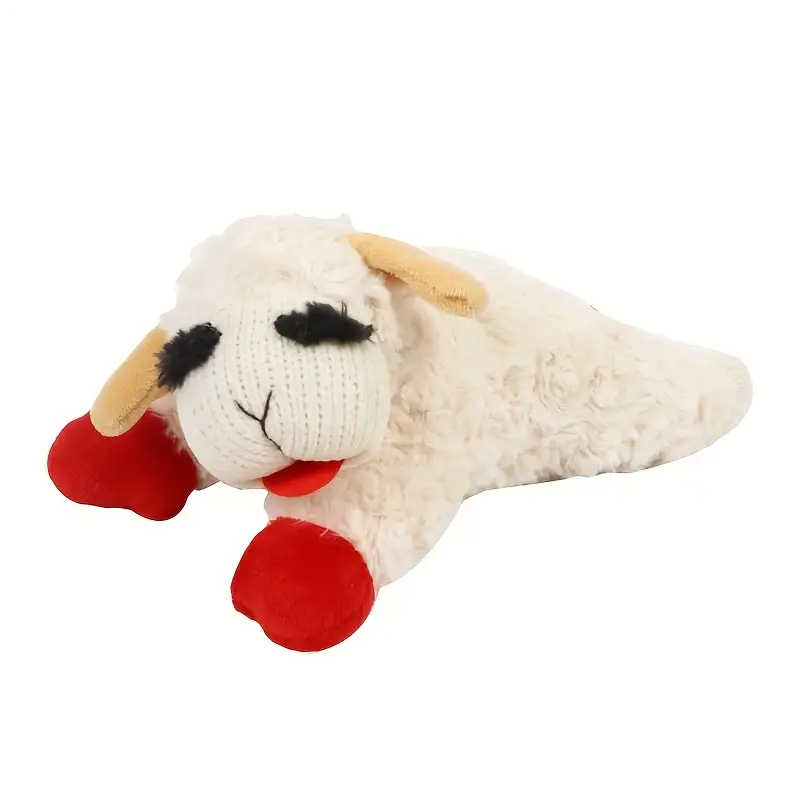 Lamb Chop Dog Squeaky Plush Toy