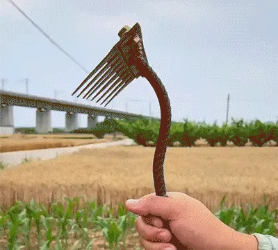 Multi-Purpose Carbon Steel Garden Rake