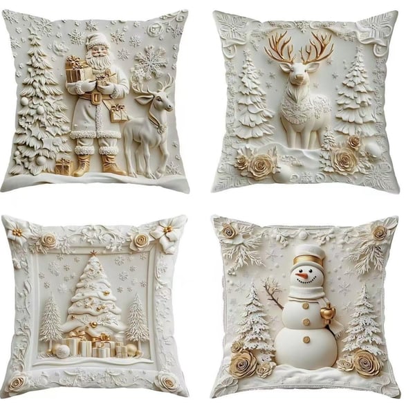 🏆 50K+ SOLD! 🎄 Luxury Christmas Style Pillow Cover